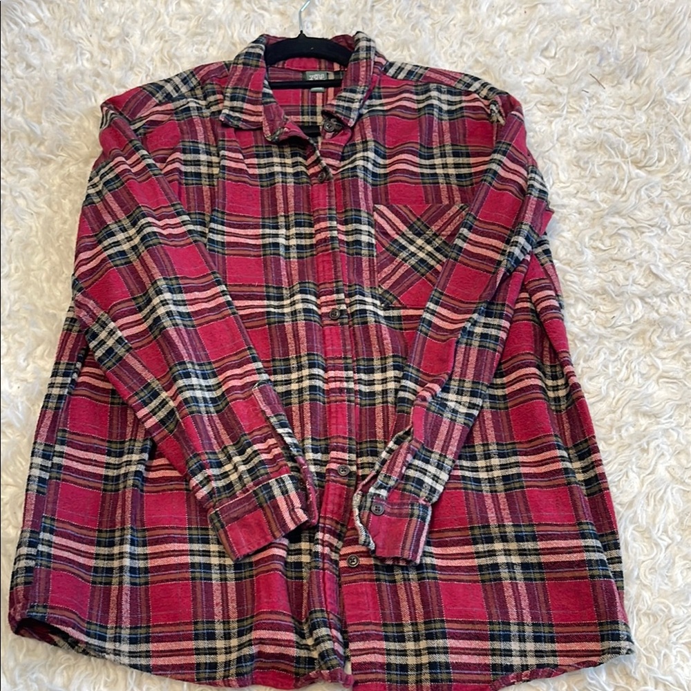 Classic Red heavy Plaid Shirt